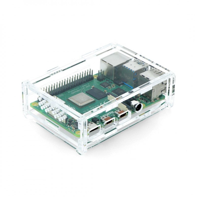 Transparentní pouzdro Raspberry Pi Model 4B