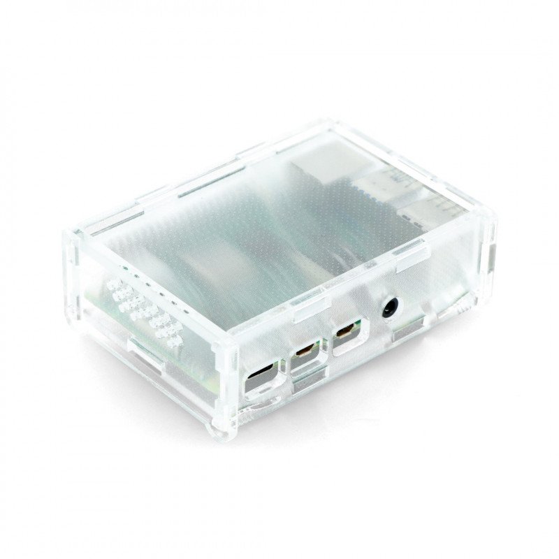 Pouzdro Raspberry Pi Model 4B - transparentní matné