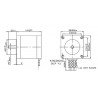 Krokový motor SY28STH32-0674A 200 kroků / ot. 3,8 V / 0,67 A / Krokový motor SY28STH32-0674A 200 kroků / ot. 3,8 V / 0,67 A / - zdjęcie 6