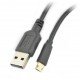 Kabel MicroUSB B - Goobay Easy Twin + oboustranný - 1 m Kabel MicroUSB B - Goobay Easy Twin + oboustranný - 1 m