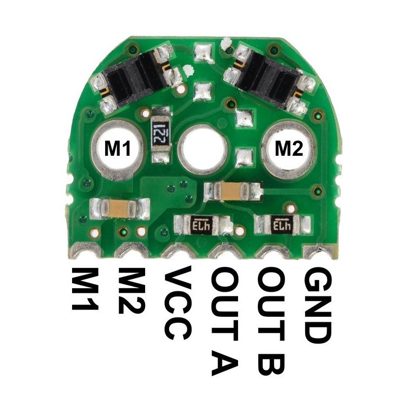 Sada optického kodéru pro mikromotory Pololu - verze 5V - 2 ks.