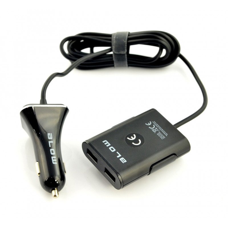 Blow 4x USB nabíječka do auta / napájecí zdroj - 9,6A