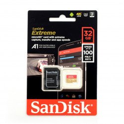 Paměťová karta microSD SanDisk Extreme 667x 32 GB 100 MB / s UHS-I třída 10 s adaptérem