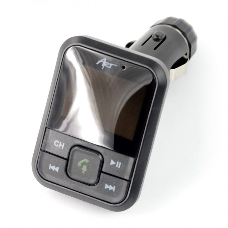 FM MP3 vysílač do auta - ART FM-08BT - Bluetooth, USB, microSD, LCD 1,3 ''