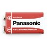 Baterie Panasonic 6F22 9V - zdjęcie 3