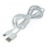 Kabel eXtreme USB 2.0 Type-C bílý - 1,5 m - zdjęcie 3