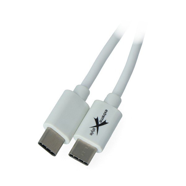 Extreme USB Type-C - bílý kabel typu C - 1 m