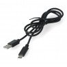 Lanberg USB Type A - C 2.0 černý kabel - 1m - zdjęcie 3