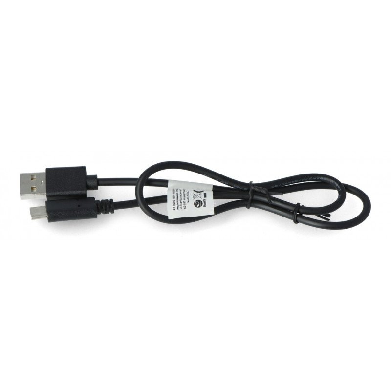 Kabel Lanberg USB typu A - C 2.0 černý - 0,5 m