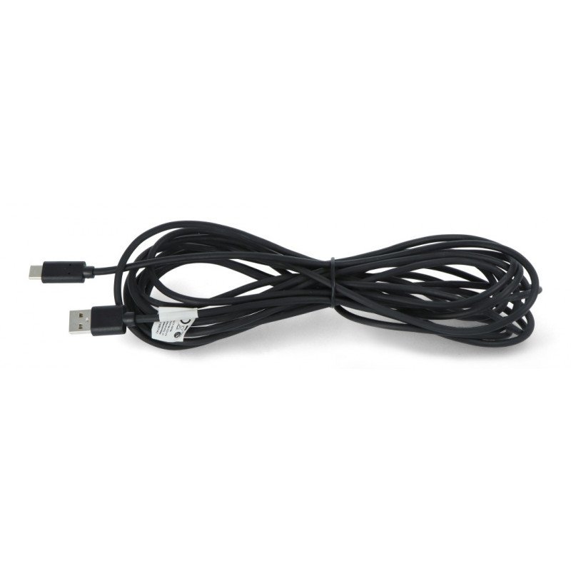 Lanberg USB Type A - C 2.0 černý kabel - 5 m