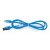 Lanberg USB Type A - C 2.0 modrý prémiový kabel QC 3.0 - 1 m - zdjęcie 3