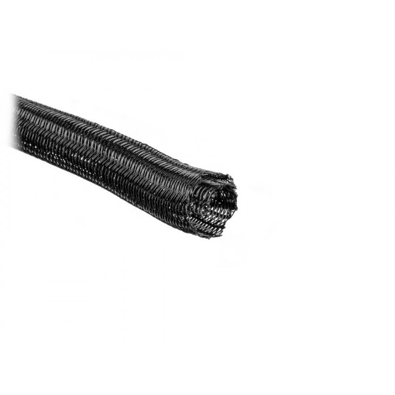 Samozavírací kabelové opletení Landberg 19mm, černý polyester 5m