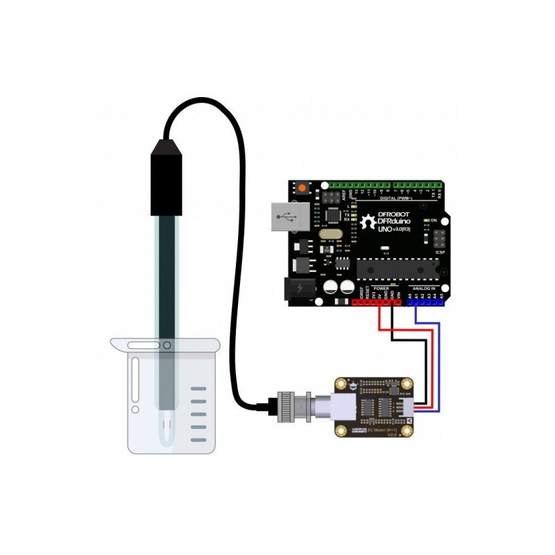 DFRobot Gravity - analogový snímač elektrické vodivosti pro Arduino