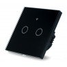 Coolseer WiFi Light Switch - nástěnný vypínač - dotyková obrazovka - WiFi - 2kanálový - zdjęcie 2