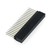 Zásuvka 2x20, rastr 2,54 mm pro Raspberry Pi 3/2 / B + - kolíky dlouhé 12 mm