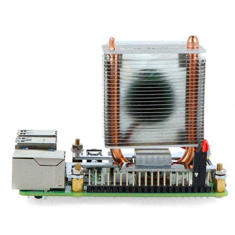 ICE Tower CPU Cooling Fan - Ventilátor s chladičem pro Raspberry Pi 4B / 3B + / 3B
