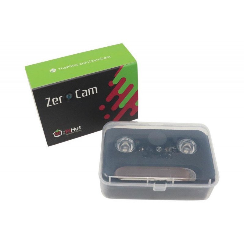 PiHut ZeroCam NightVision FishEye - 5Mpx noční kamera s rybím okem - pro Raspberry Pi *