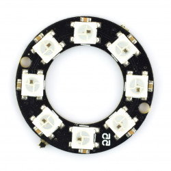 RGB LED prsten WS2812B 5050 x 8 LED - 32 mm