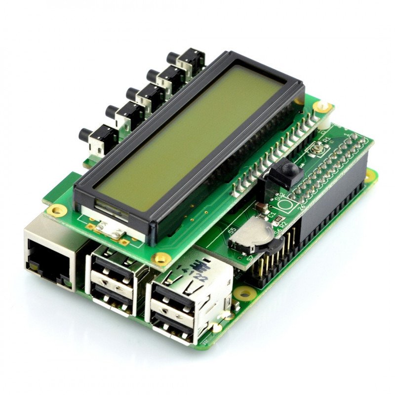 PiFace Control & Display 2 - rozšíření k Raspberry Pi B +