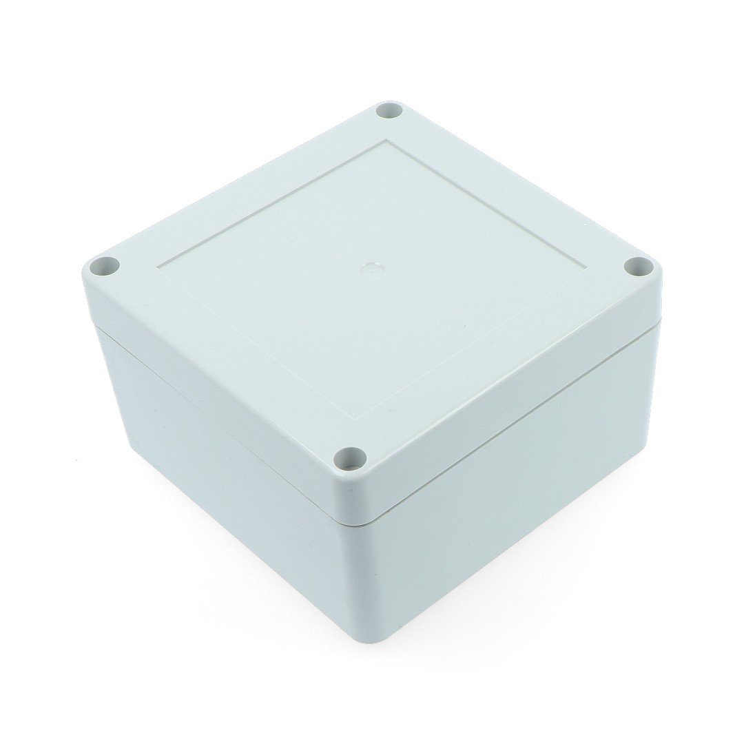 Hermetická krabička Kradex ZP105.105.60 light s těsněním a mosaznými rukávy ABS