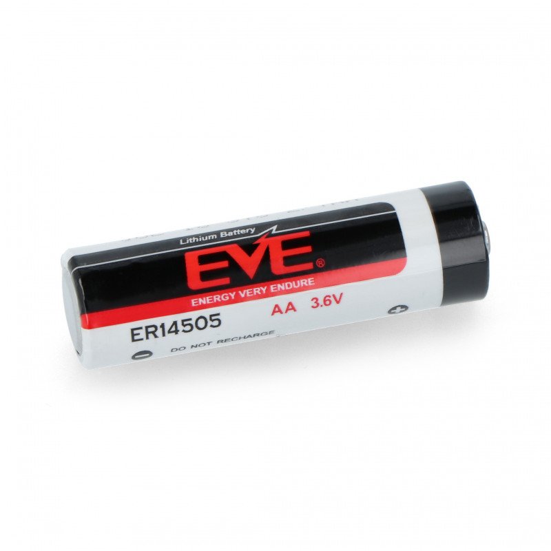 3,6 V AA lithiová baterie 2700 mAh Eve baterie