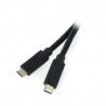 Akyga USB 3.1 Type C - kabel USB typu C černý -1m - zdjęcie 1
