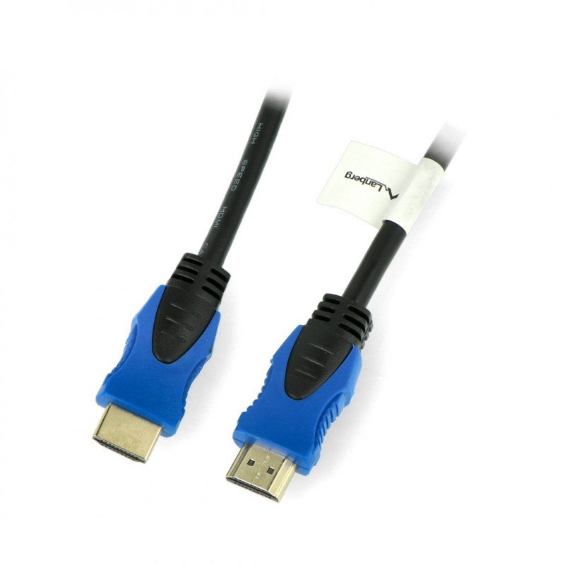 Kabel HDMI 2.0 Lanberg 4K - 0,5 m