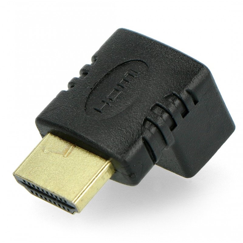 Úhlový adaptér HDMI zásuvka - zástrčka