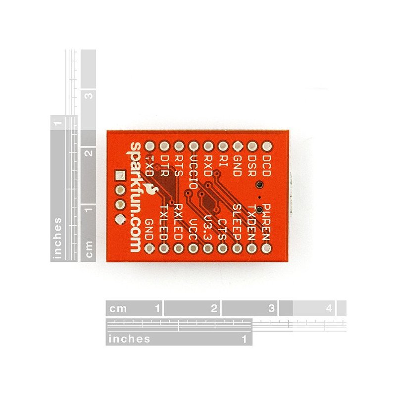 Převodník USB-UART FTDI 3,3 V / 5 V miniUSB bez konektorů -