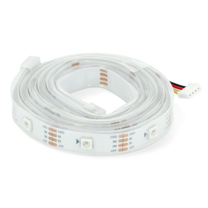 Grove - RGB WS2813 LED pásek - digitální, adresovaný - IP65 30LED / m, 9W / m, 5V - 1m