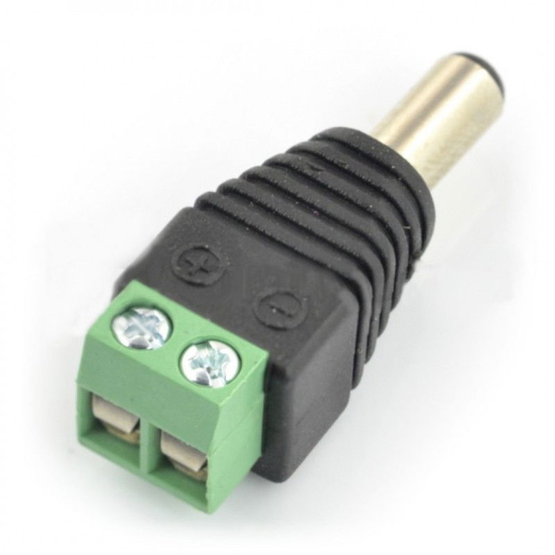 DC 5,5 x 2,1 mm zástrčka s rychlospojkou
