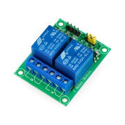 Dvoukanálový reléový modul RM5 s optoelektronickou izolací 5V 10A / 125VAC