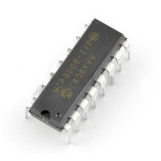 A / C převodník MCP3008 10bitový 8kanálový SPI - DIP