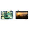 Dotykový displej Waveshare B, kapacitní LCD 4,3 '' IPS 800x480px HDMI + USB pro Raspberry Pi 4B / 3B / 3B + Zero - zdjęcie 7