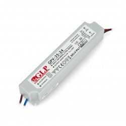 Vodotěsný napájecí zdroj pro LED pásky a pásky - GPV-35-24 24V / 1,5A / 36W