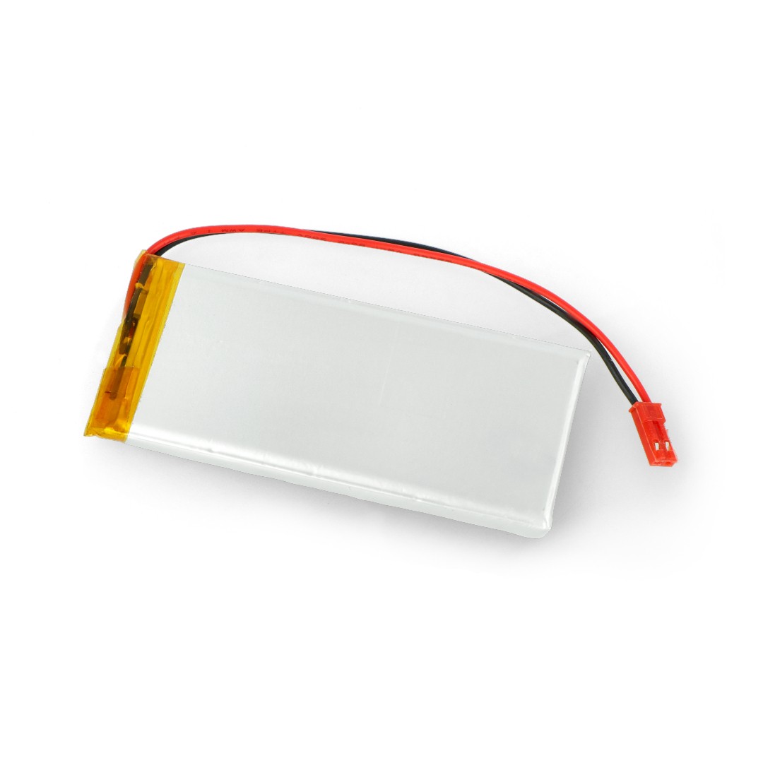 Akyga 2600mAh 1S 3,7 V Li-Pol baterie - konektor JST-BEC + zásuvka - 90x42x6mm