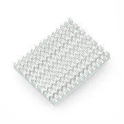 Chladič 40x30x5mm pro Raspberry Pi 4 s tepelně vodivou páskou - stříbrný