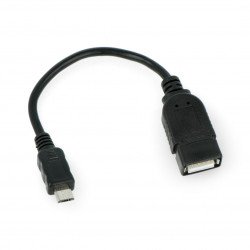 Adaptér USB zásuvka - microUSB zástrčka
