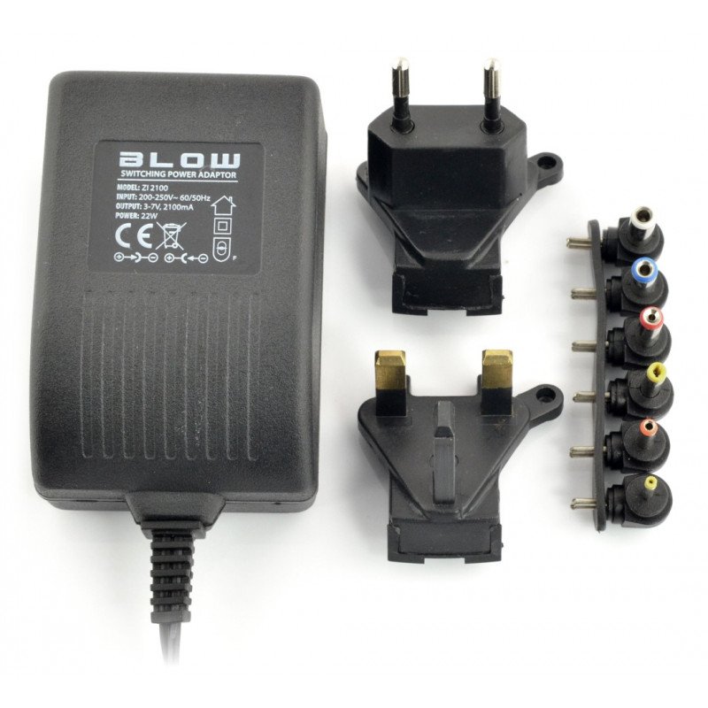 Blow ZI2100 3-7V / 2.1A multi-range napájecí zdroj
