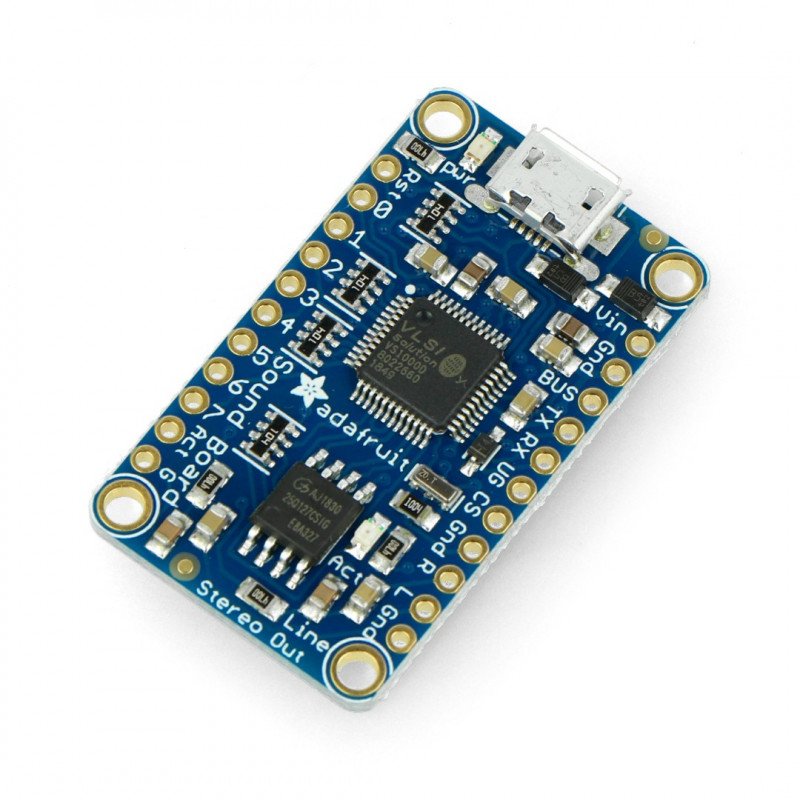 Zvuková karta Adafruit Audio FX Mini - přehrávač WAV / OGG 16 MB