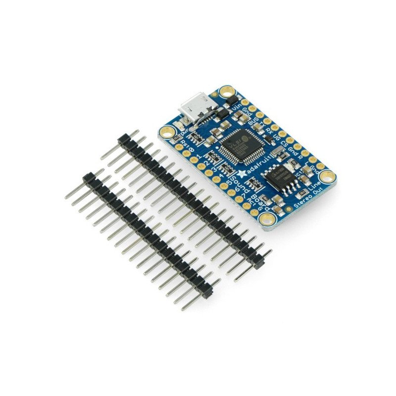 Zvuková karta Adafruit Audio FX Mini - přehrávač WAV / OGG 16 MB