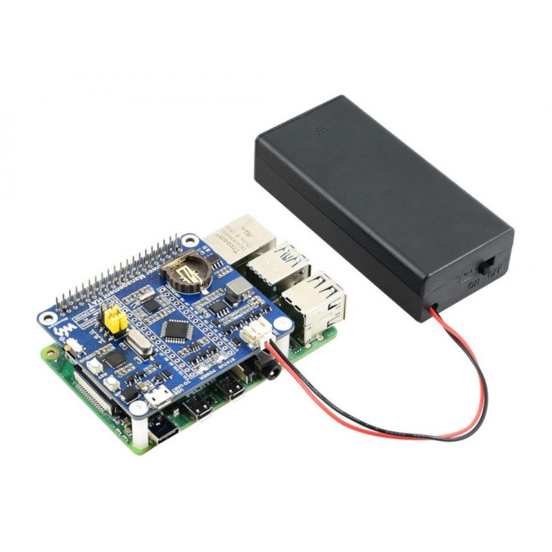 Nouzové napájení - štít pro Raspberry Pi - Arduino MCU + RTC - Waveshare 17210
