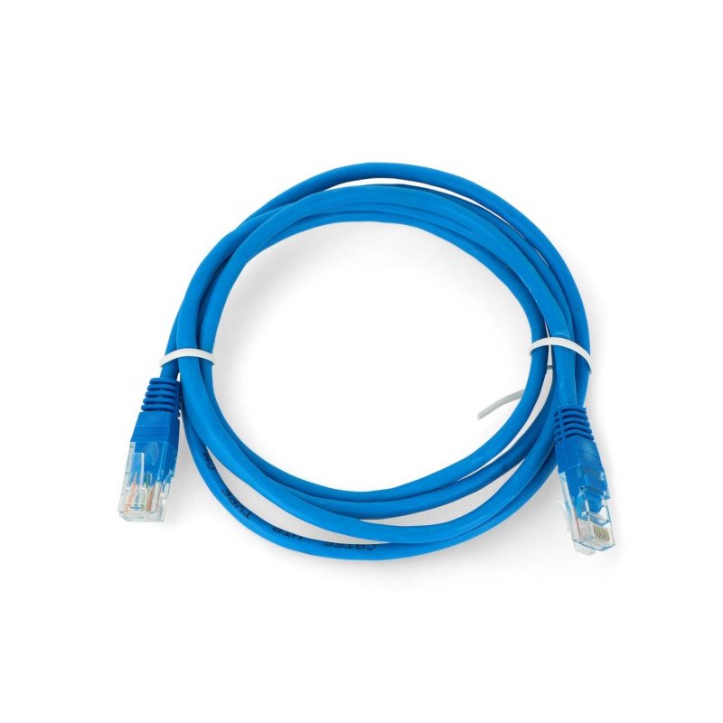 Síťový kabel Ethernet Patchcord UTP 5e 1,5 m - šedý