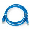 Síťový kabel Ethernet Patchcord UTP 5e 1,5 m - šedý - zdjęcie 2