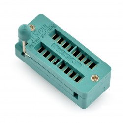 ZIF 16pinový testovací stojan, rozteč 7,62 mm