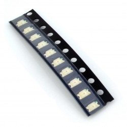 LED SMD 1206 modrá - 10 ks.