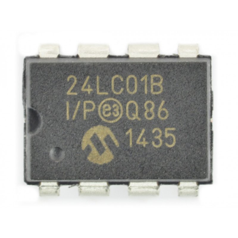 Paměť 1 kB I2C 24LC01B-I / P EEPROM