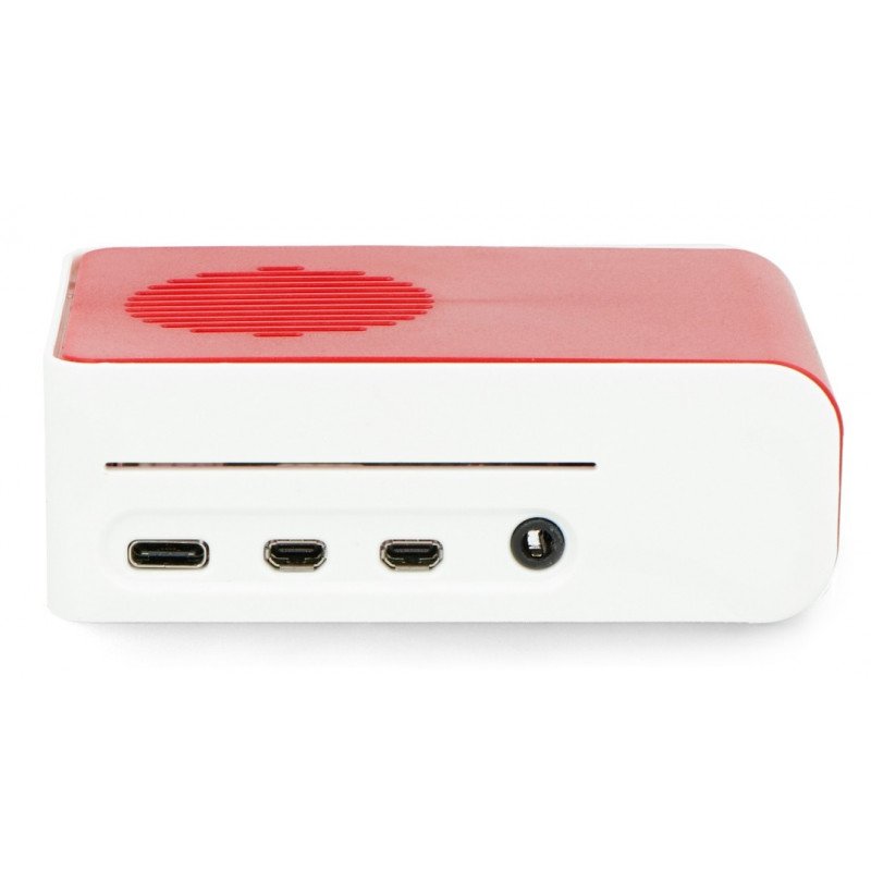 Pouzdro pro Raspberry Pi 4B - ABS - LT-4A11 - bílá a červená