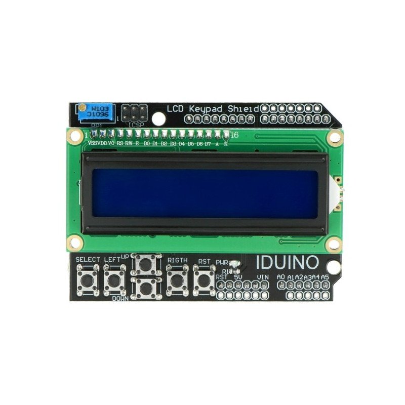 Iduino LCD Keyboard Shield - displej pro Arduino