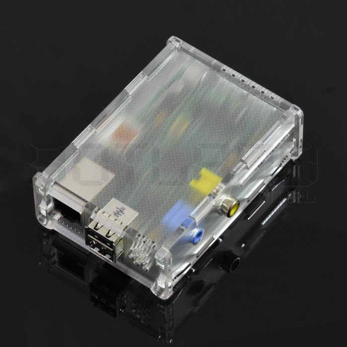Pouzdro Raspberry Pi Model B - transparentní matné